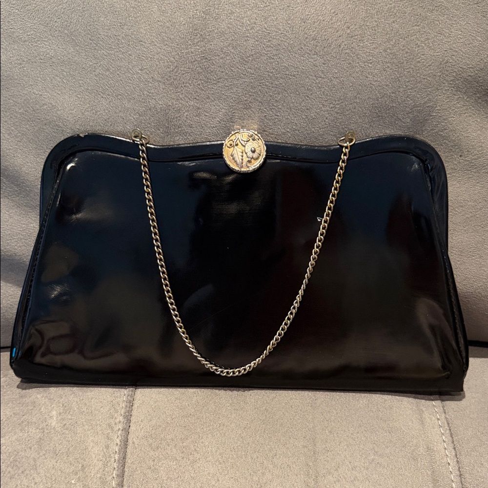 Vintage Patent Women's Clutch